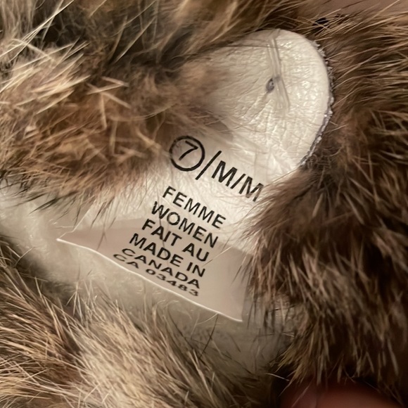 Genuine white leather mittens, TAGS ON - Picture 4 of 4